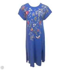 Osaka Relaxed Cotton Ebroidered Dress Casual Maxi By Johnny Was In Floral Print, Size: S