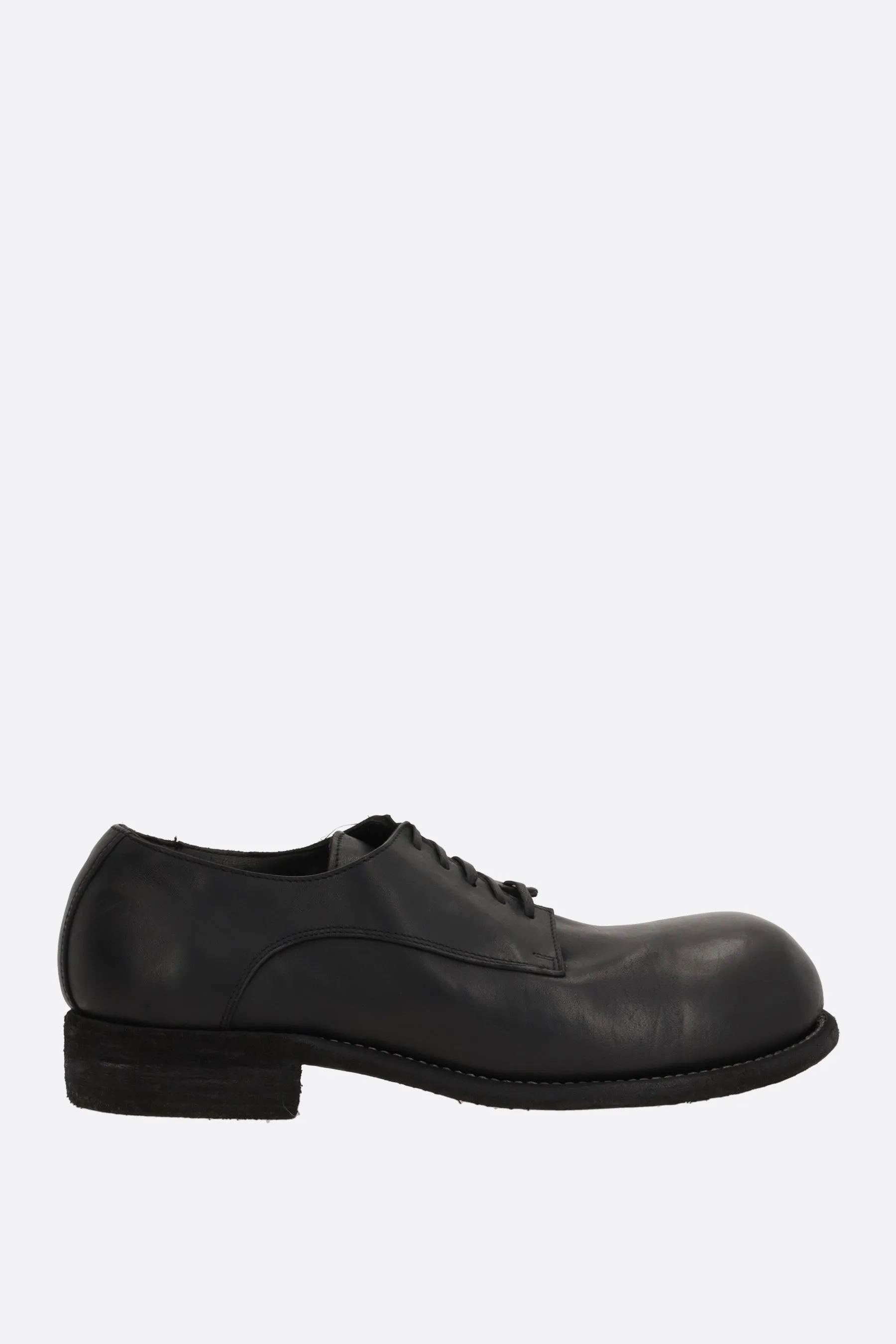 smooth leather derby shoes