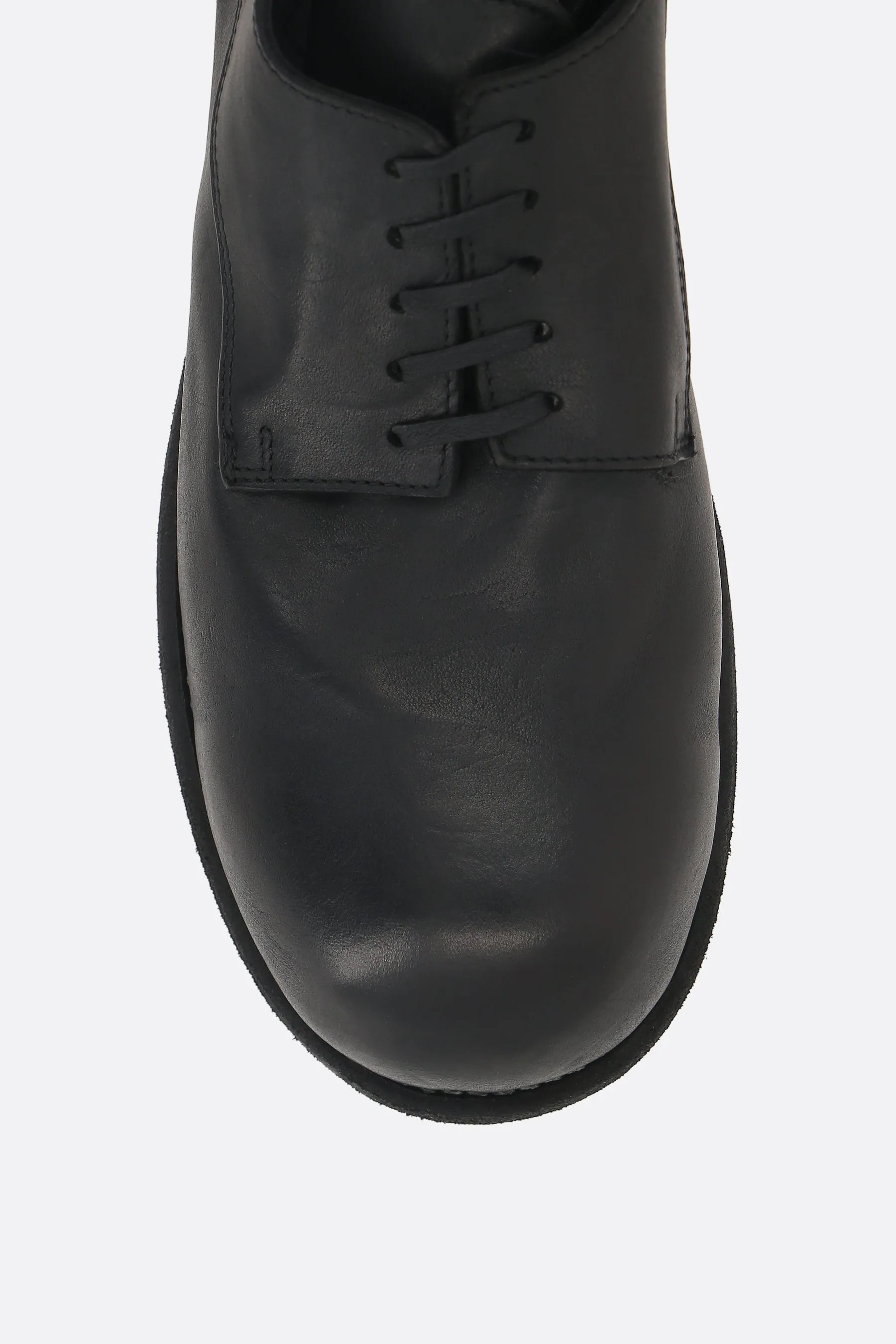 smooth leather derby shoes