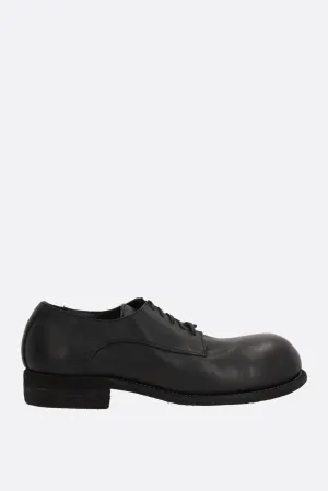 smooth leather derby shoes