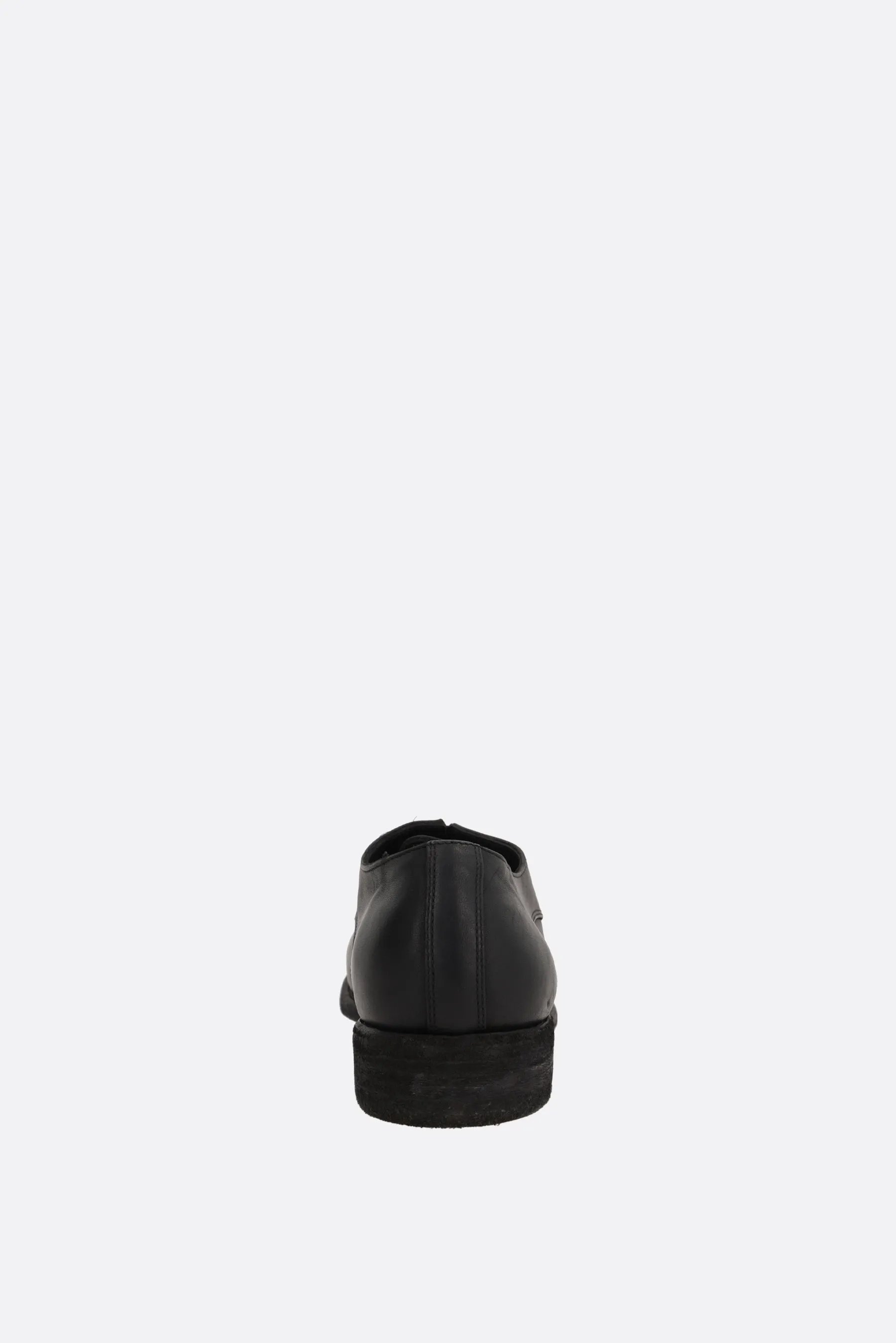 smooth leather derby shoes