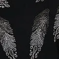 Sparkly Feather Print Relaxed T-Shirt