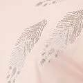 Sparkly Feather Print Relaxed T-Shirt