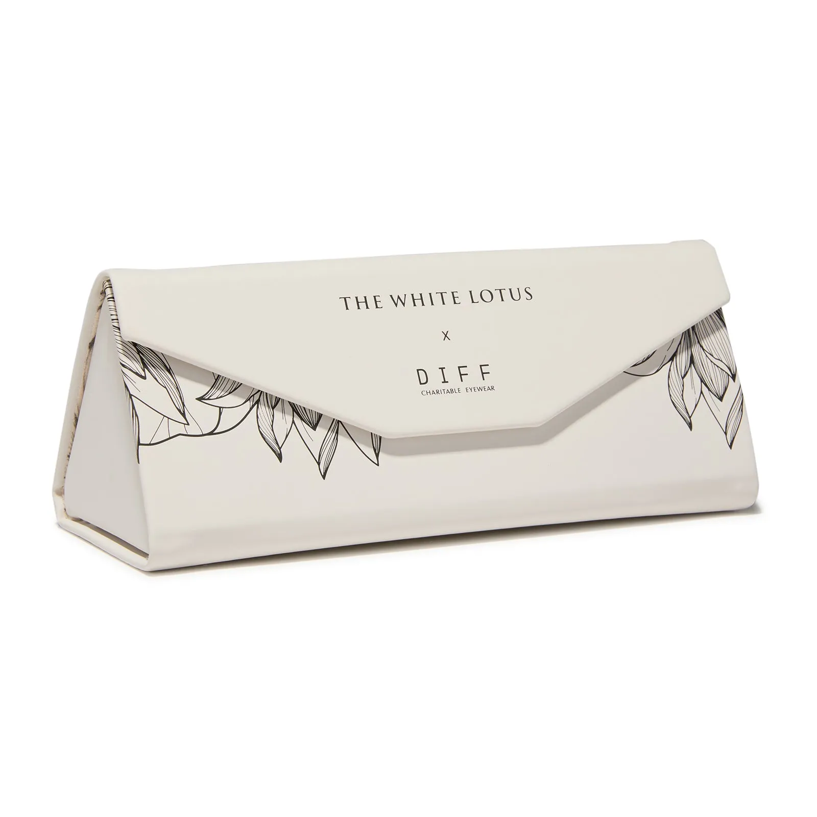 THE WHITE LOTUS - ITALY   WHITE IVORY   RICH BROWN GRADIENT SUNGLASSES