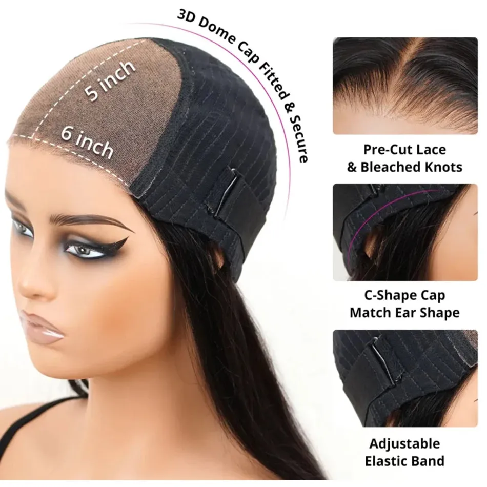 Tuneful Double Drawn Elegant Chest Length 99J Burgundy Colored Glueless 6x5 Wear Go 13x6 Lace Wigs