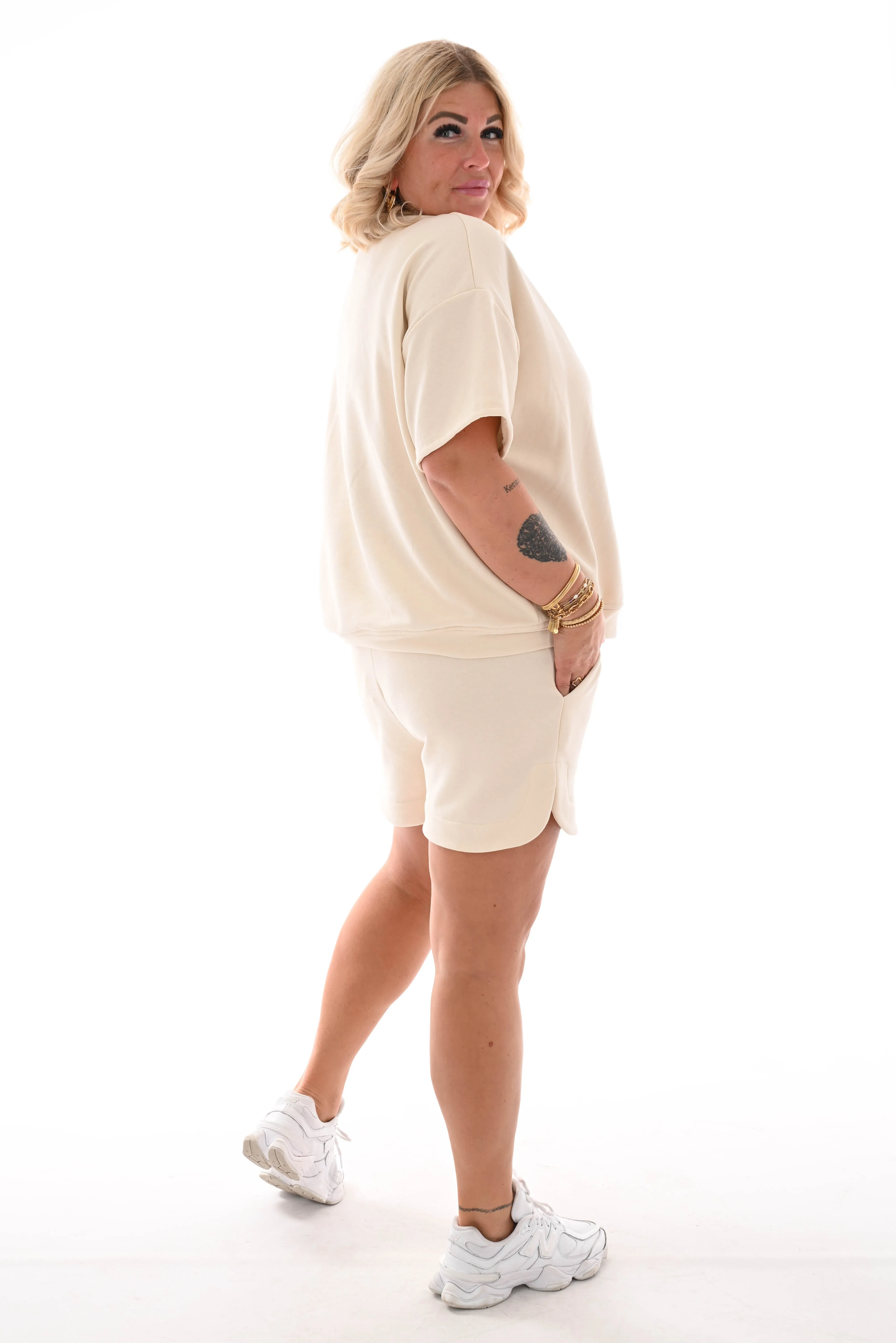 Twin set short Brooklyn creme