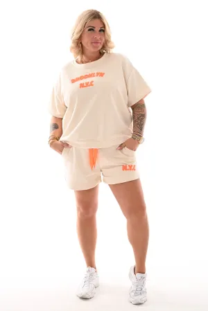 Twin set short Brooklyn creme
