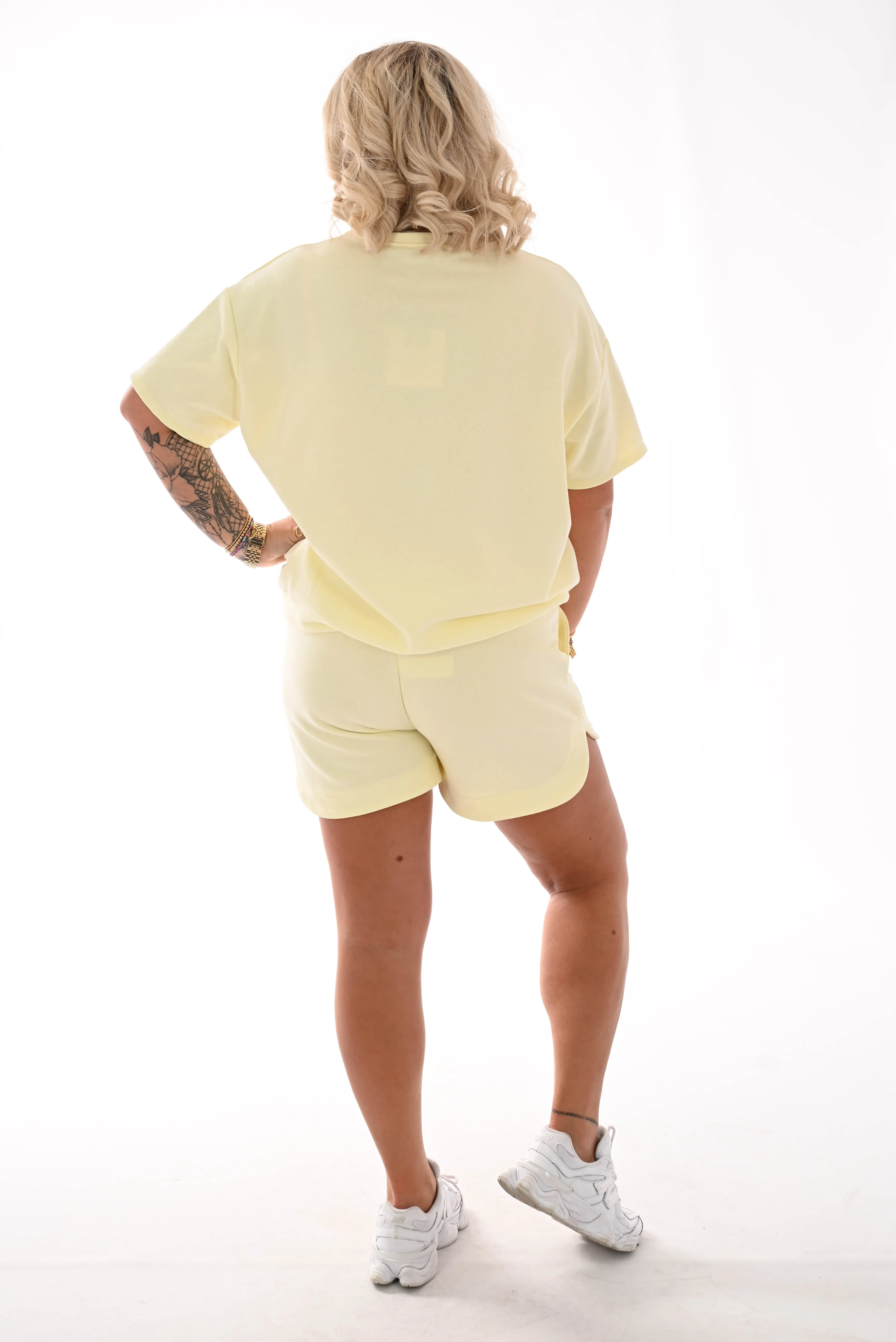 Twin set short Brooklyn lichtgeel