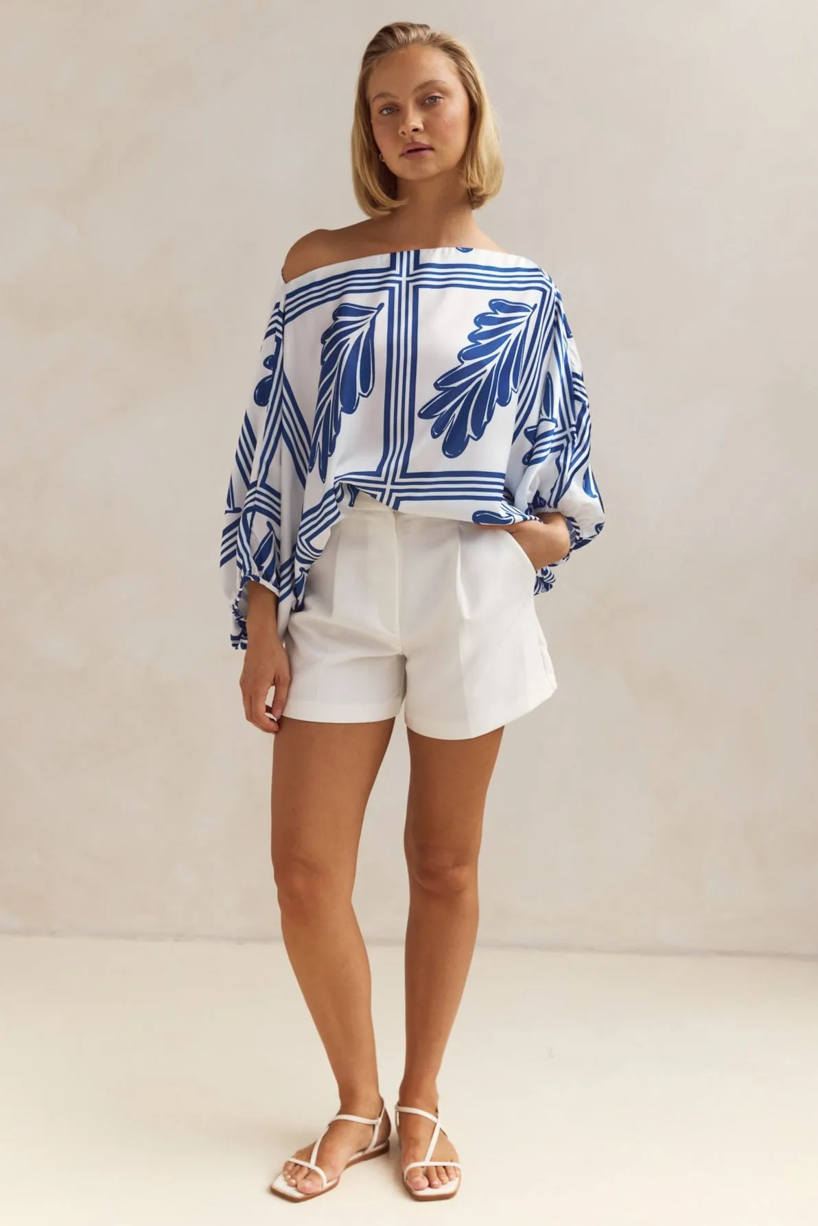 Veronica Top (Dark Blue)
