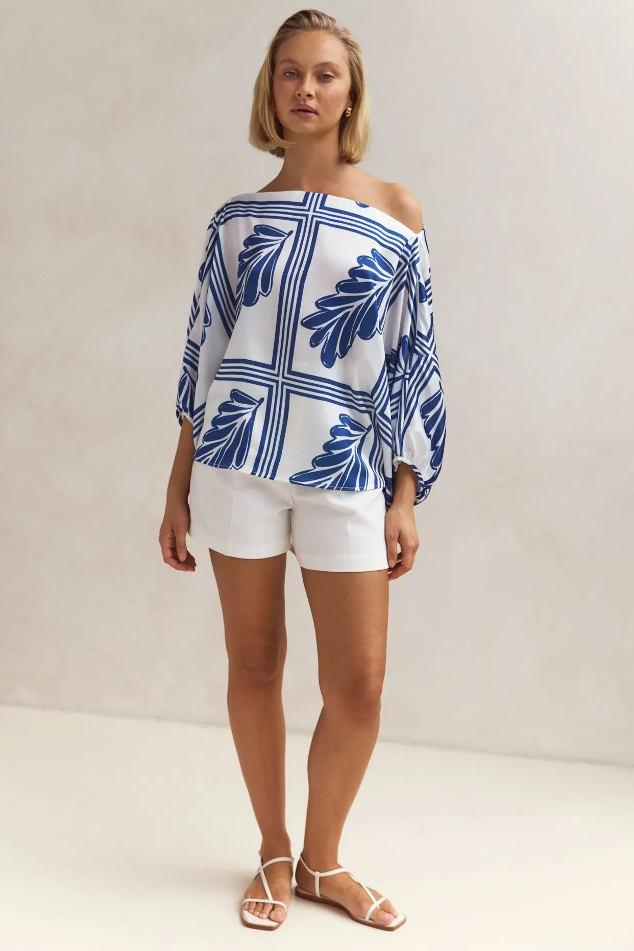 Veronica Top (Dark Blue)