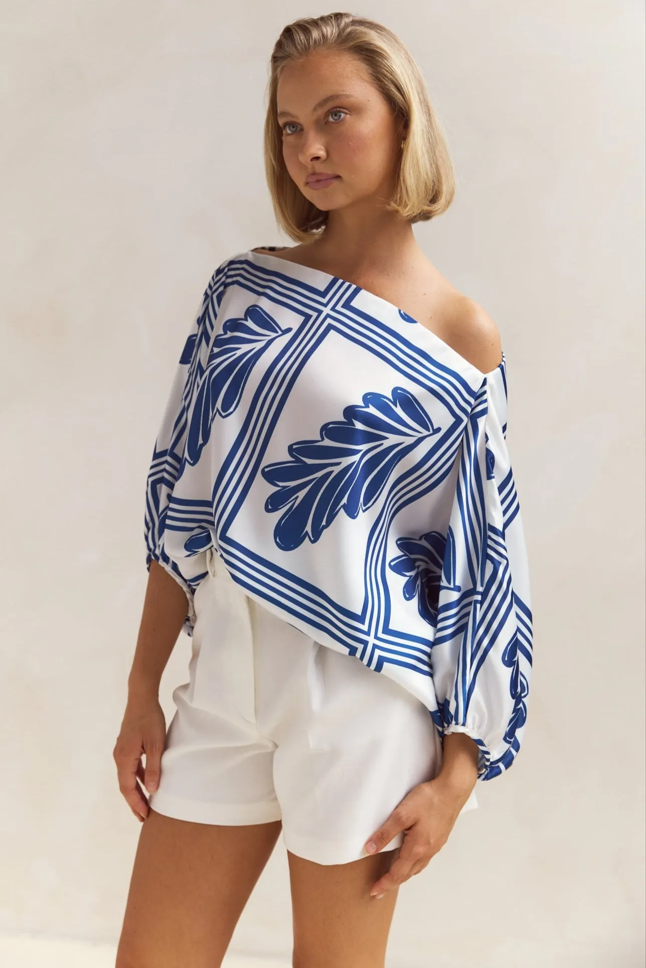 Veronica Top (Dark Blue)