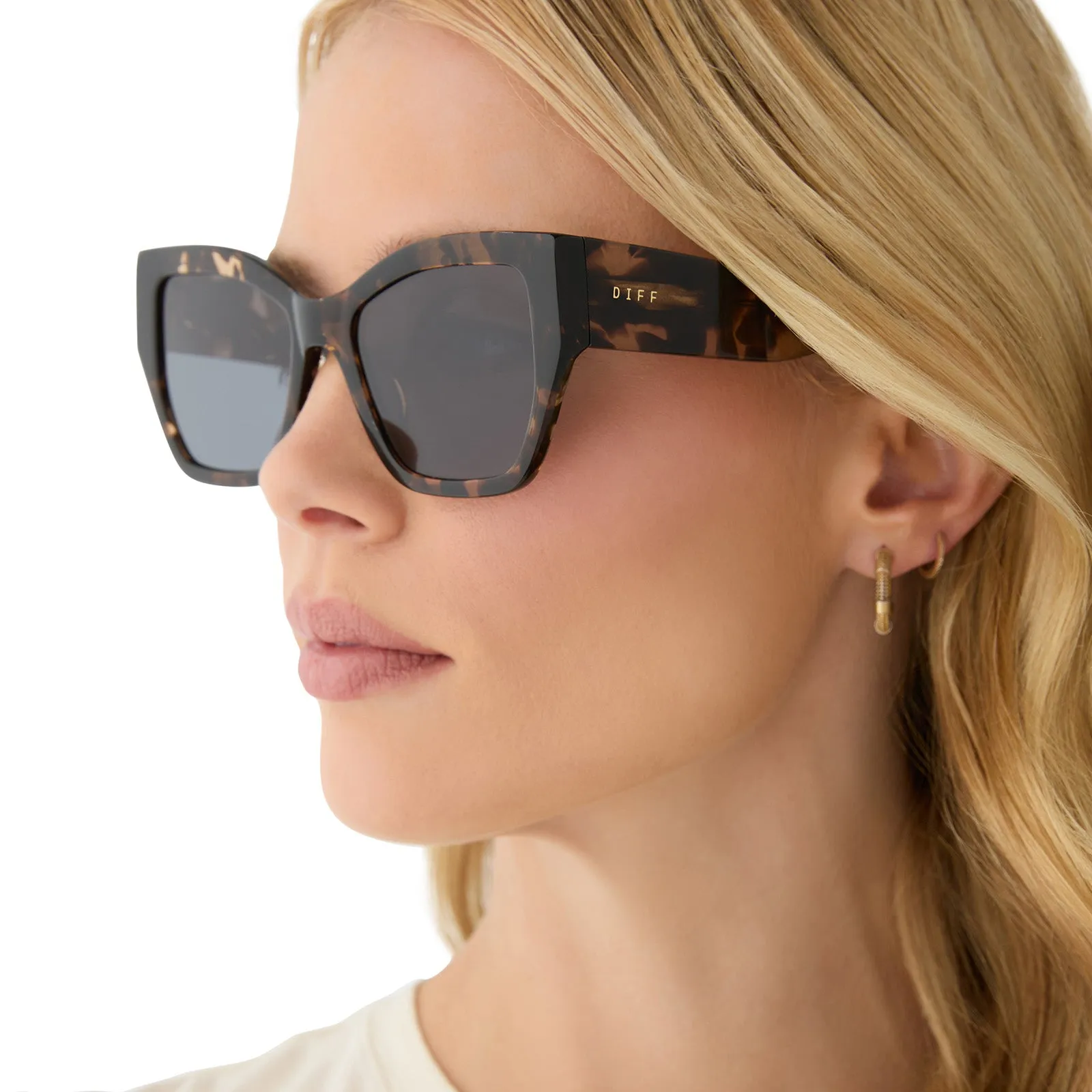 VIVIENNE - ESPRESSO TORTOISE   GREY   POLARIZED SUNGLASSES