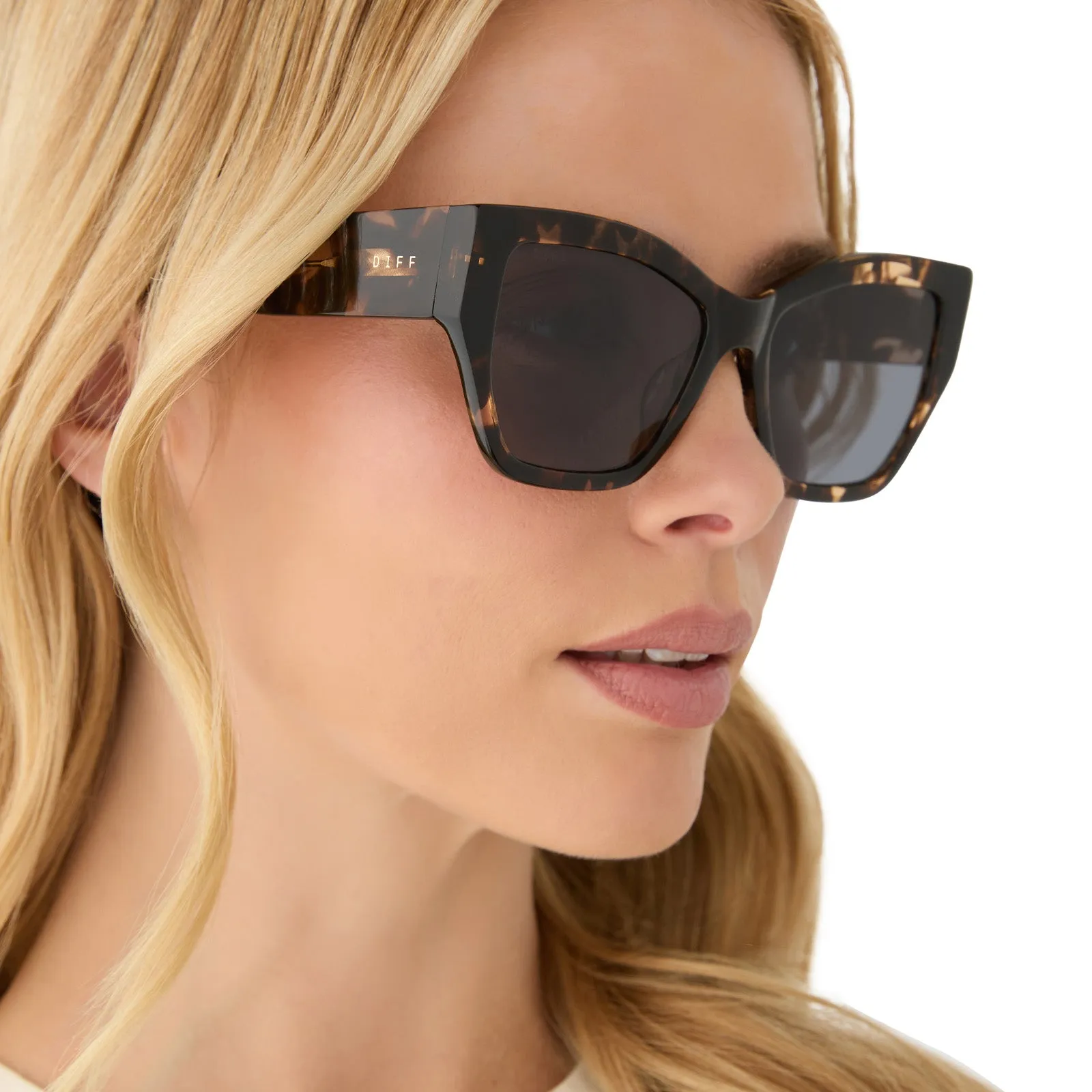 VIVIENNE - ESPRESSO TORTOISE   GREY   POLARIZED SUNGLASSES