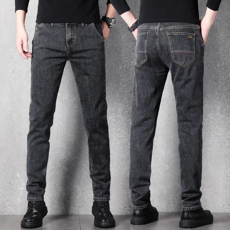 West Louis™ Stretch Slim Fit Fashion Designer Denim Jeans