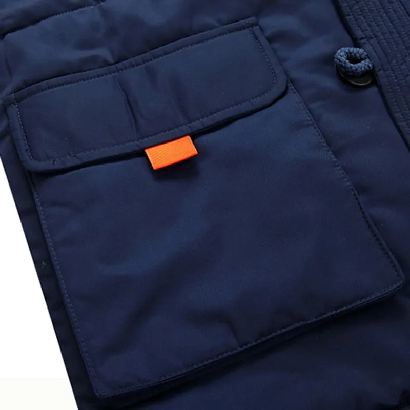 West Louis™ Winter Outwear Fur Hooded Parka