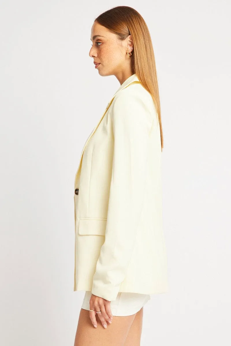 Yellow Smart Blazer